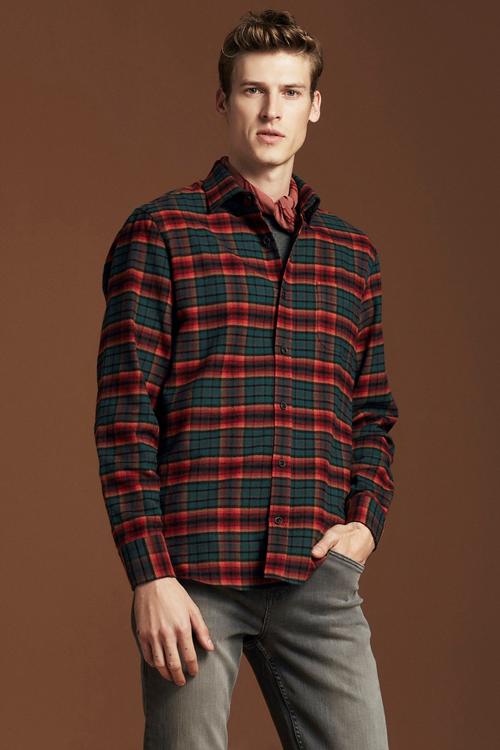  EKOSELİ FLANEL GÖMLEK