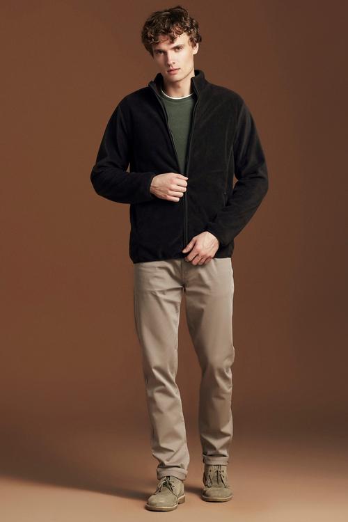  DİK YAKA FERMUARLI POLAR SWEATSHIRT