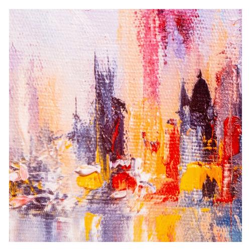  CITY ABSTRACT DOKULU KANVAS TABLO 70X100CM