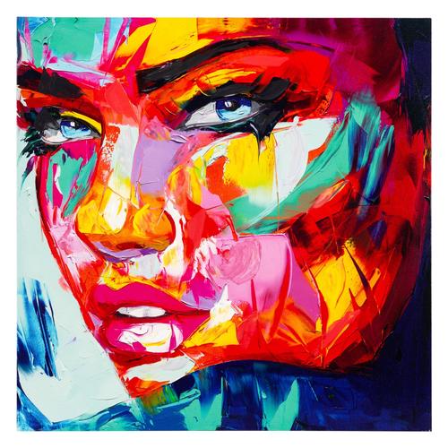  FANTASTIC GIRL I YAĞLI BOYA TABLO 80X80CM