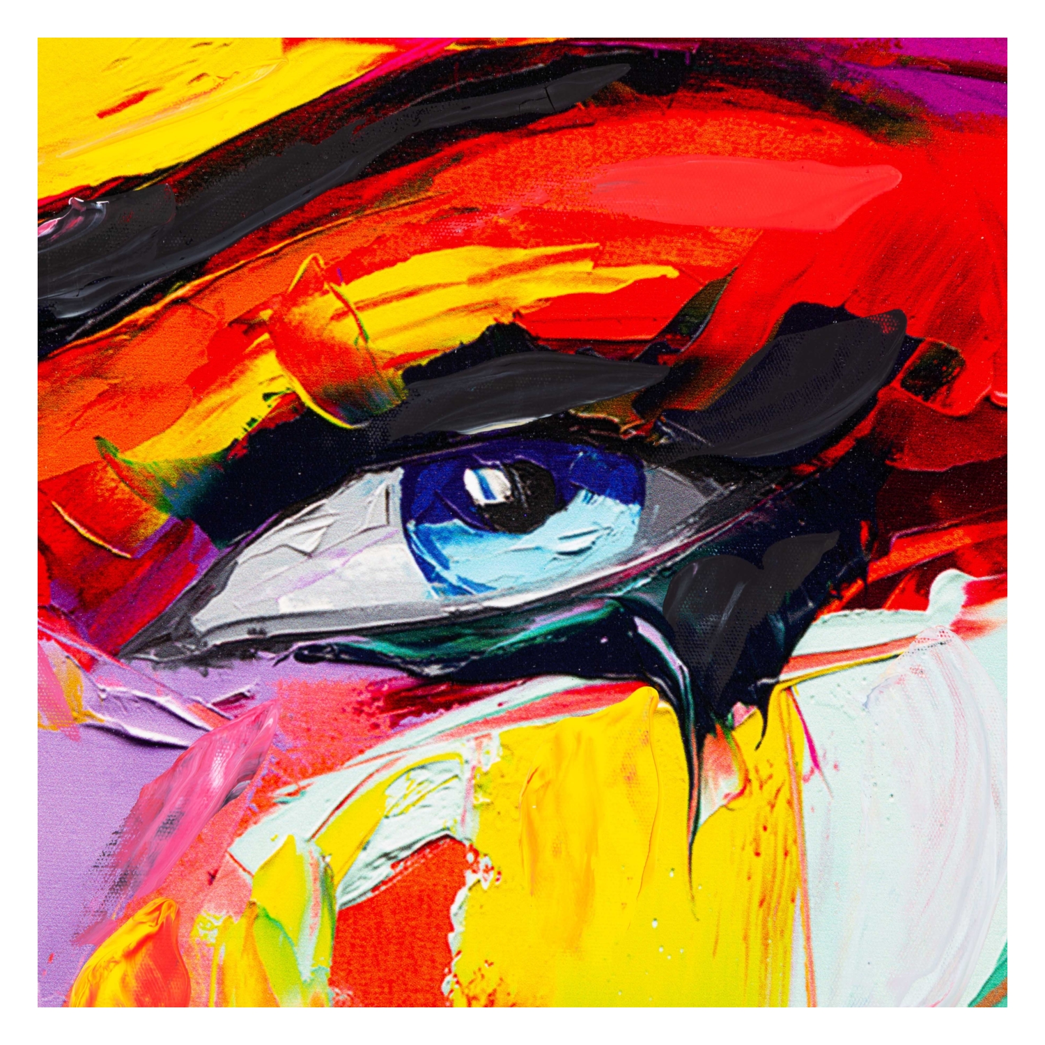 FANTASTIC GIRL I YAĞLI BOYA TABLO 80X80CM