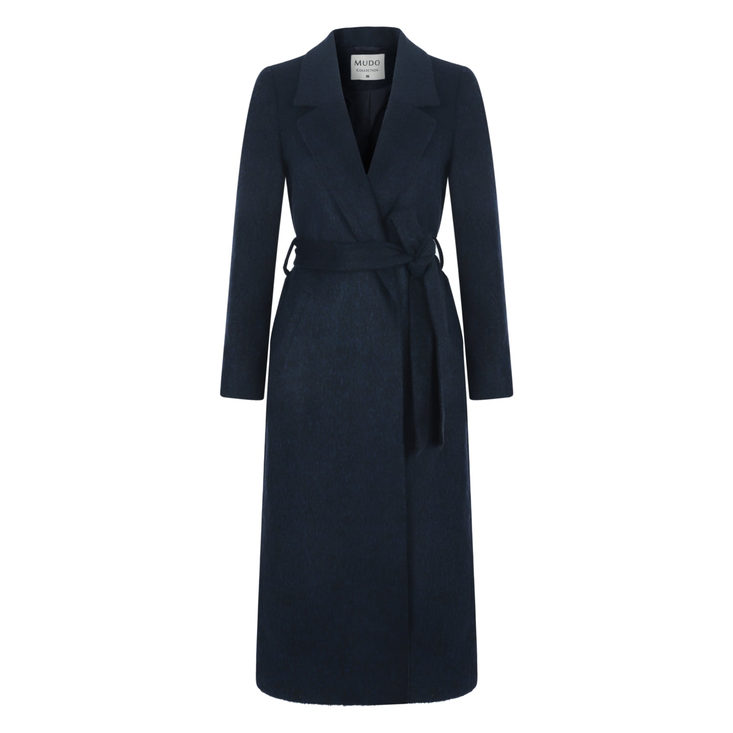 BELDEN KUŞAKLI TÜYLÜ UZUN KABAN