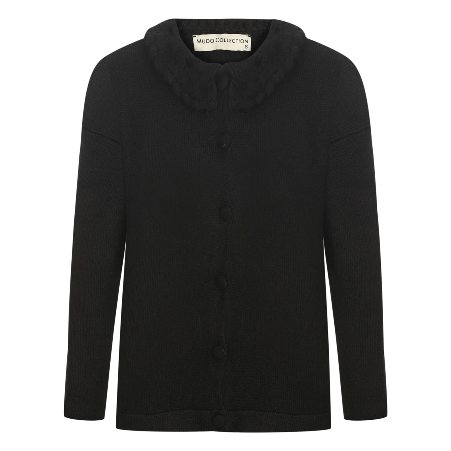 DANTEL YAKA DÜĞMELİ TRİKO HIRKA