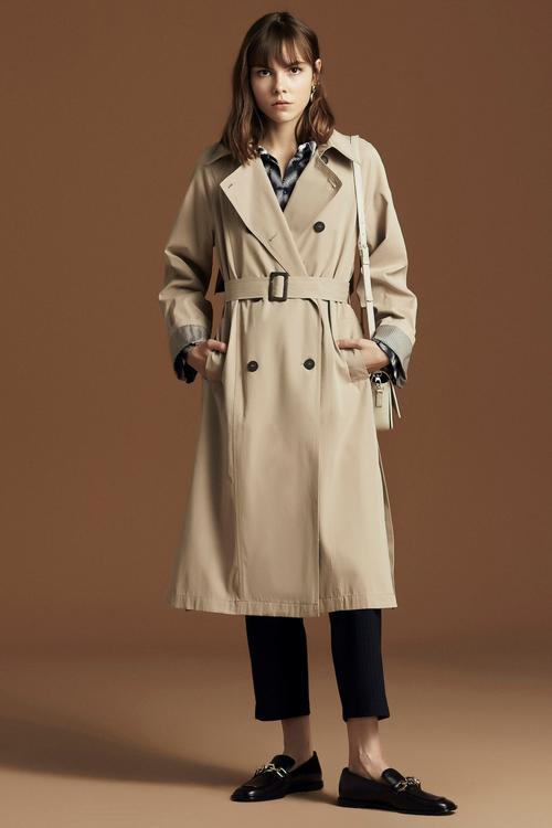  EKOSE ASTARLI UZUN TRENÇKOT