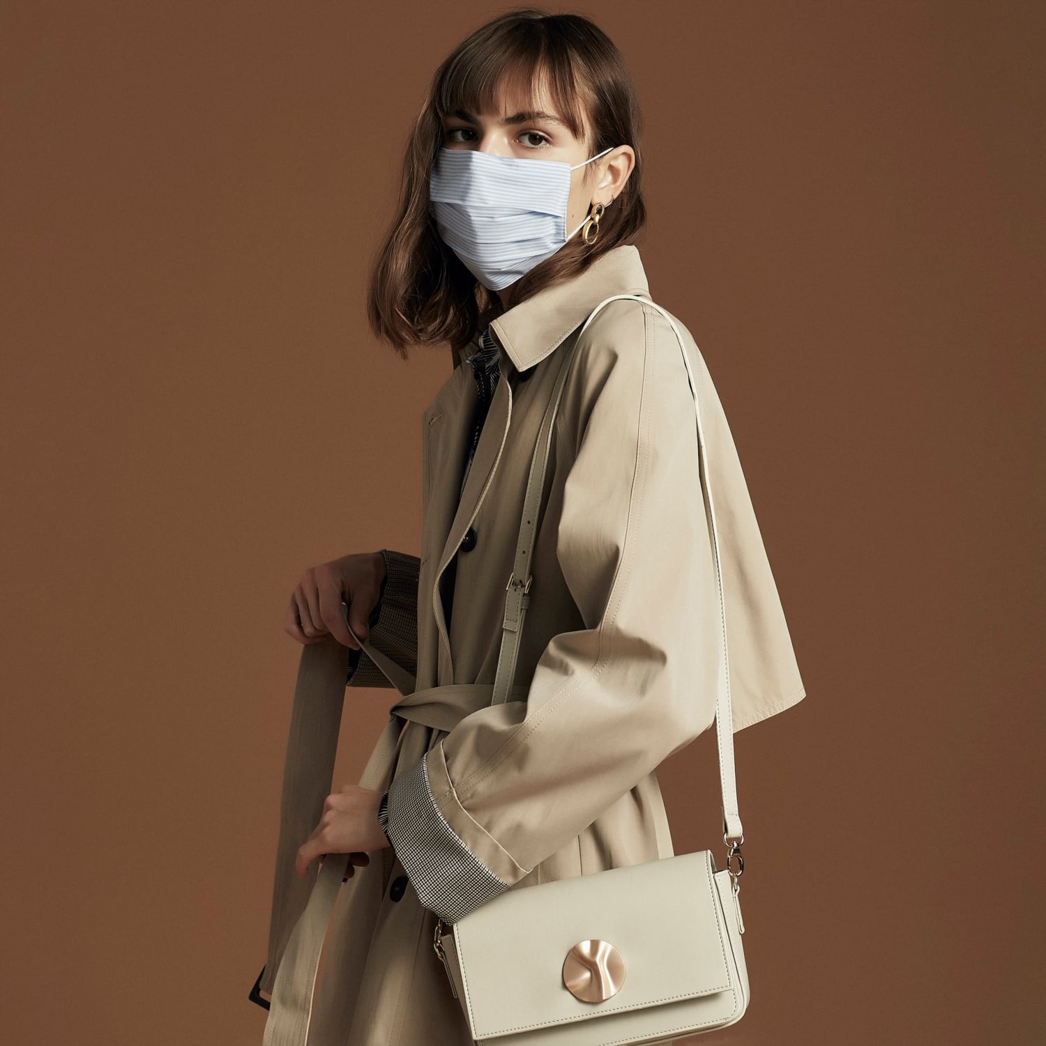 EKOSE ASTARLI UZUN TRENÇKOT