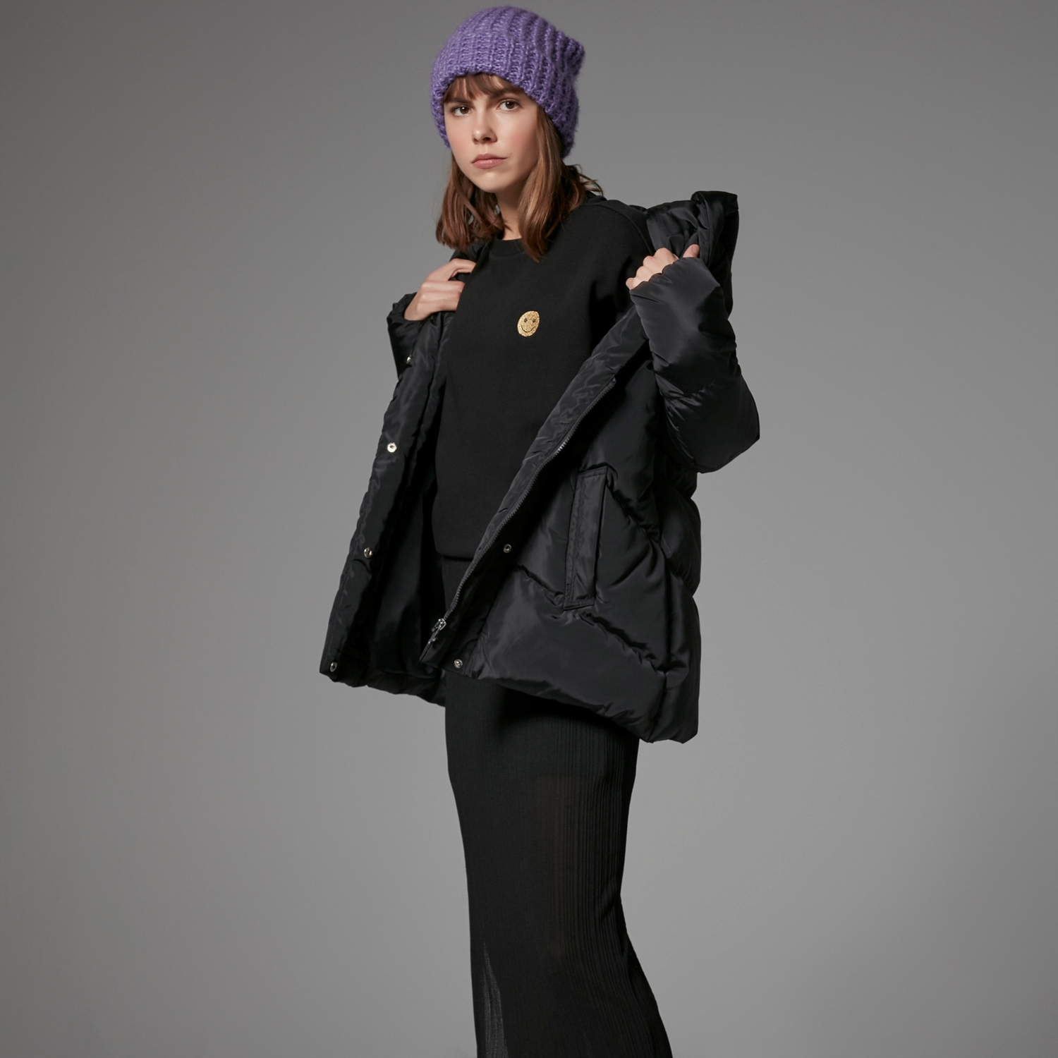 KAPİTONELİ KAPÜŞONLU PUFFER ŞİŞME MONT