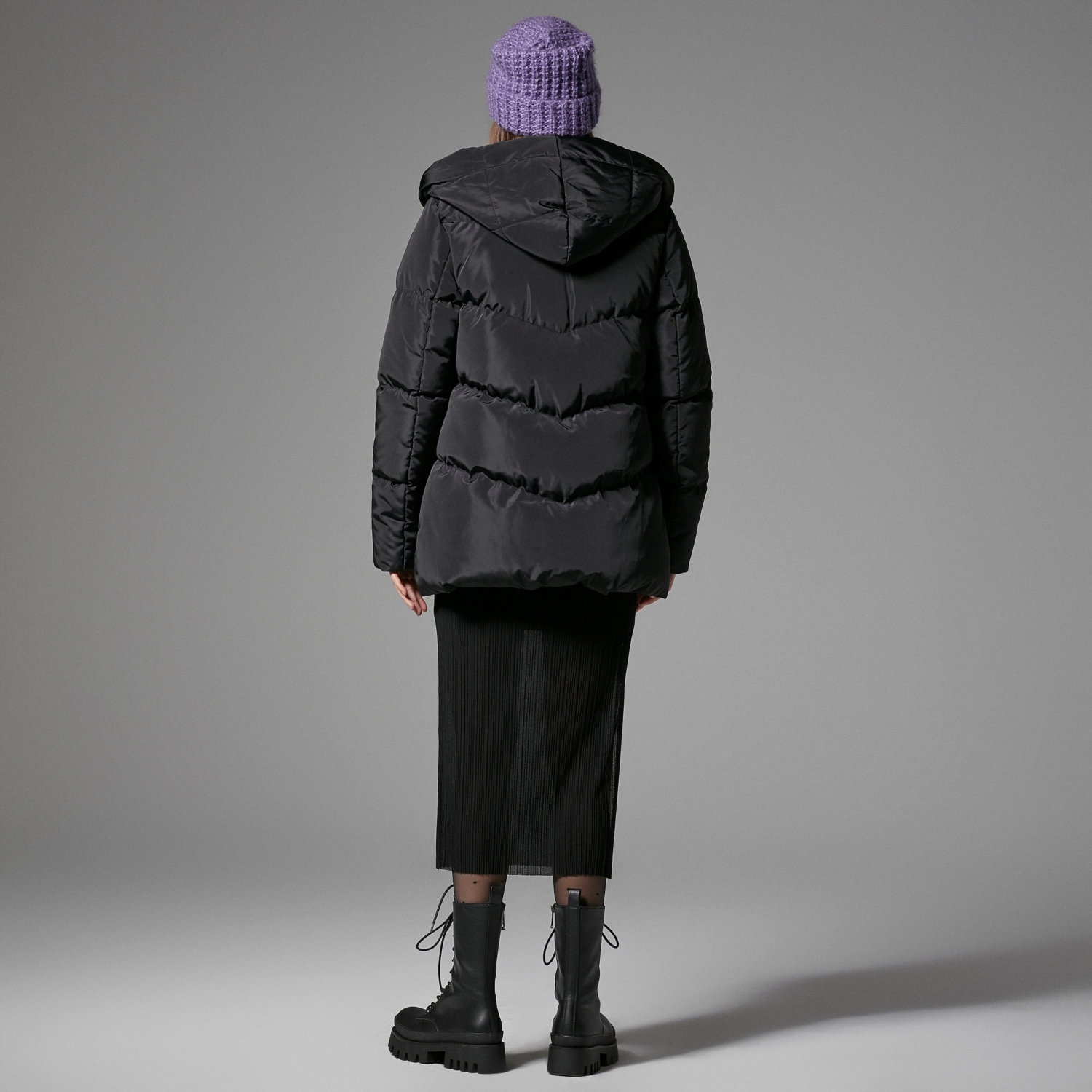 KAPİTONELİ KAPÜŞONLU PUFFER ŞİŞME MONT