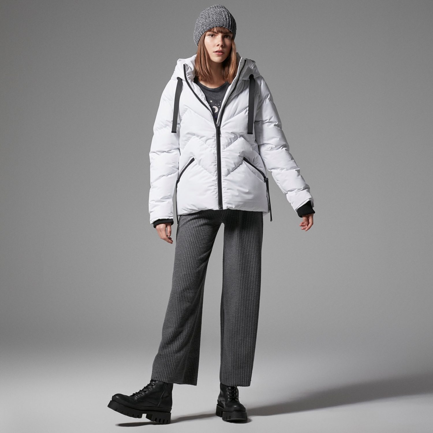 KAPÜŞONLU PUFFER ŞİŞME MONT