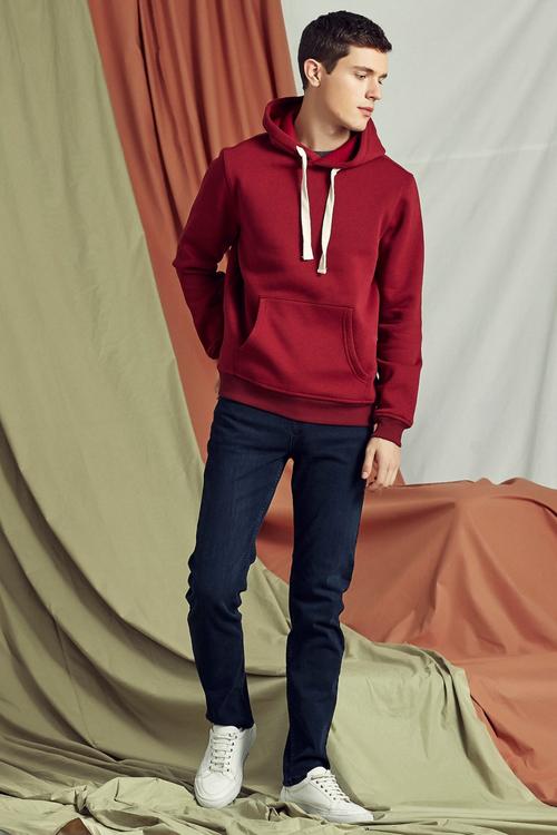  KAPÜŞONLU PAMUKLU SWEATSHIRT