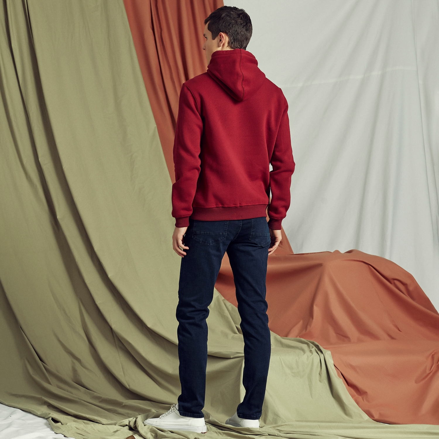 KAPÜŞONLU PAMUKLU SWEATSHIRT