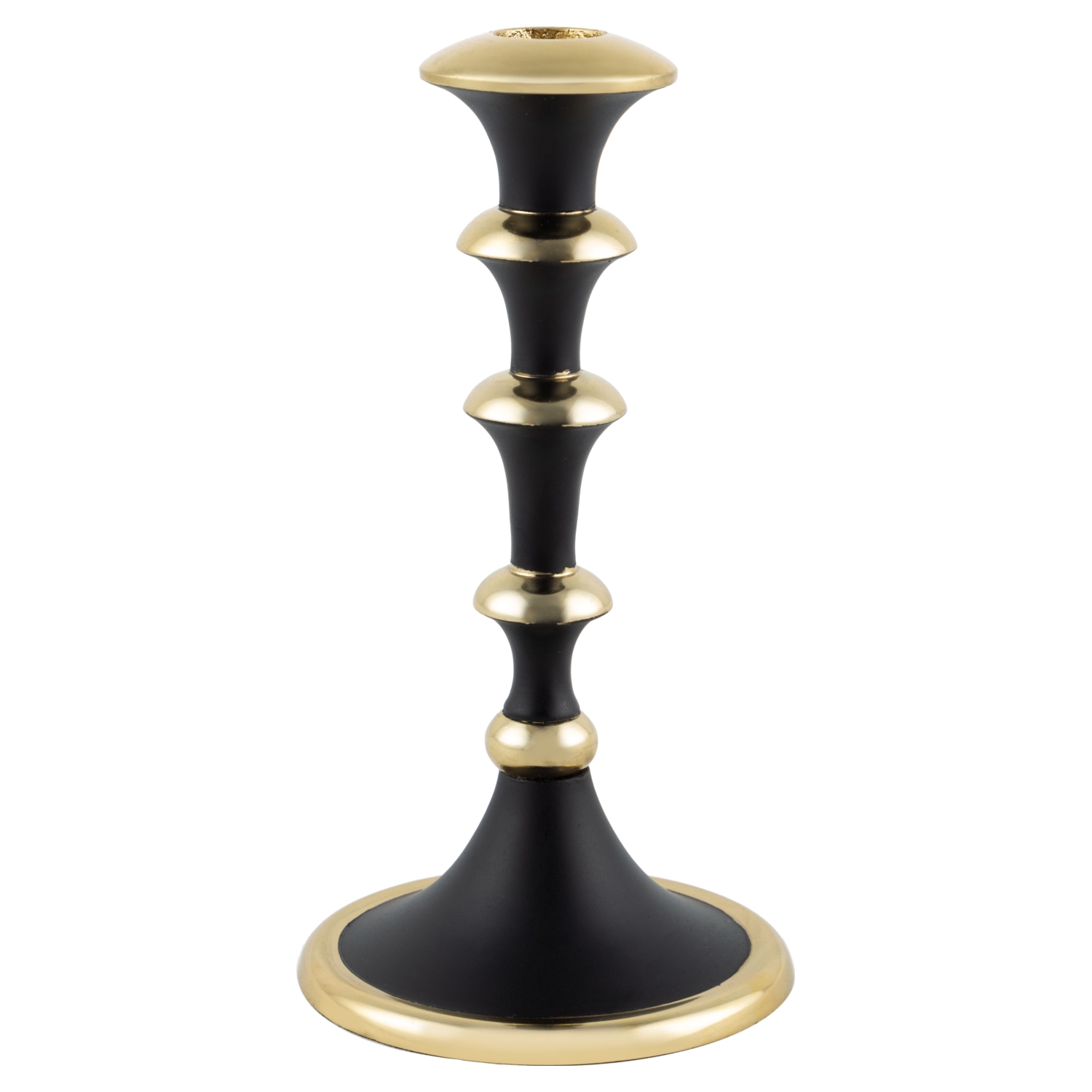 TEKLİ ŞAMDAN SİYAH 21CM