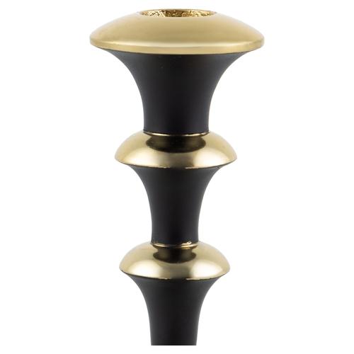  TEKLİ ŞAMDAN SİYAH 21CM