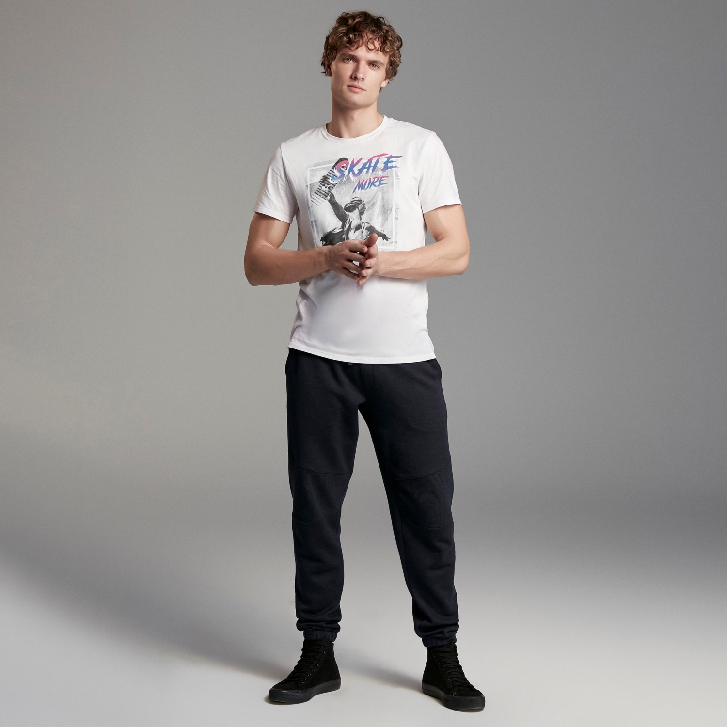 BATİK DESENLİ PAMUK T-SHIRT