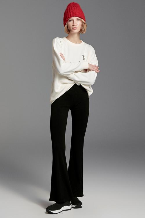  İSPANYOL PAÇA ÖRME PANTOLON