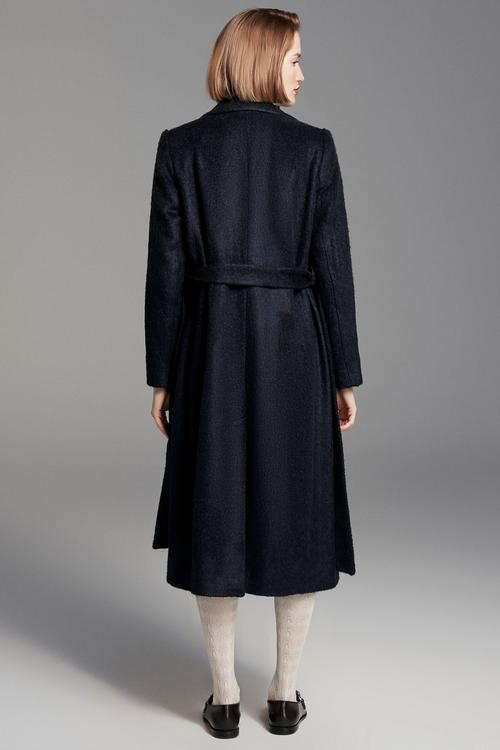  BELDEN KUŞAKLI TÜYLÜ UZUN KABAN