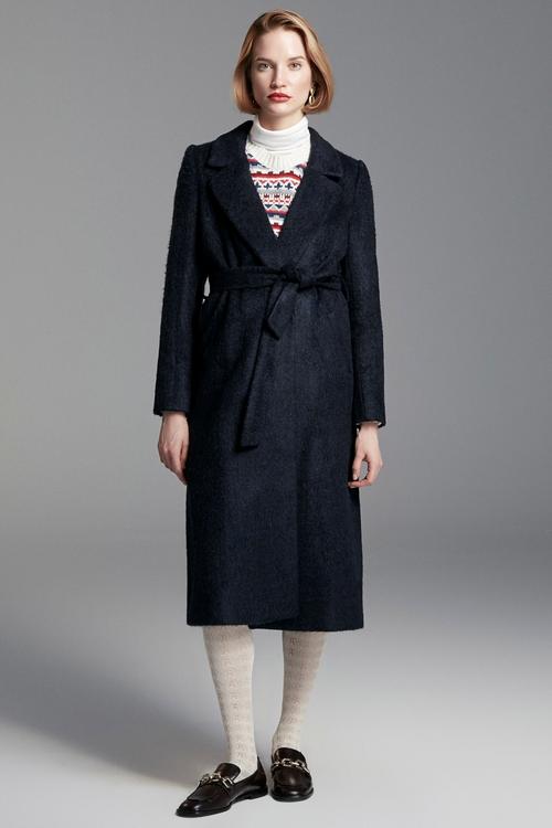  BELDEN KUŞAKLI TÜYLÜ UZUN KABAN