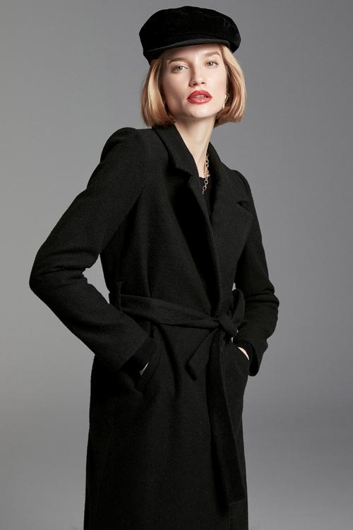  BELİNDEN KUŞAKLI UZUN KABAN