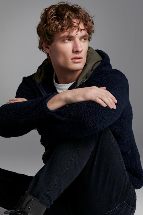  KAPÜŞONLU PELUŞ SWEATSHIRT