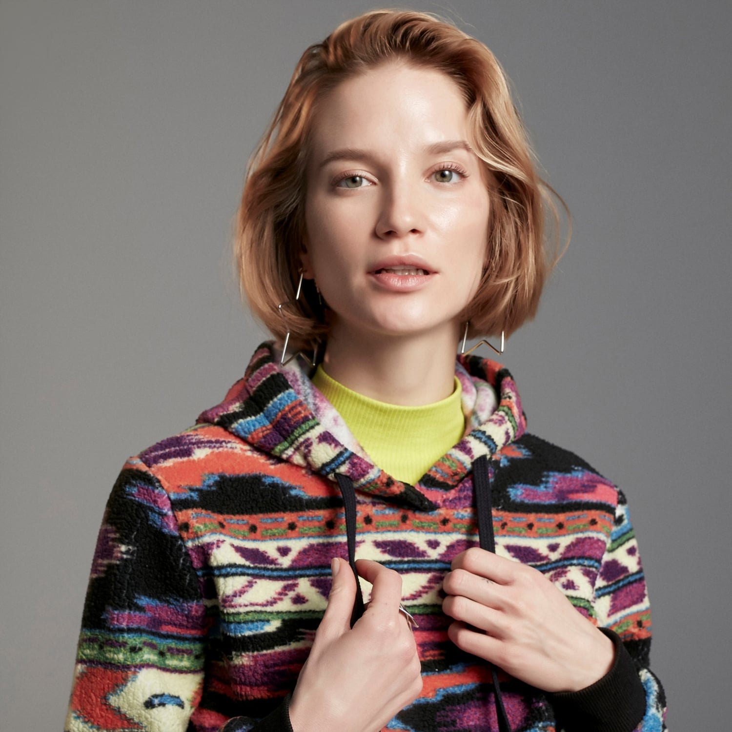 KAPÜŞONLU POLAR SWEATSHIRT