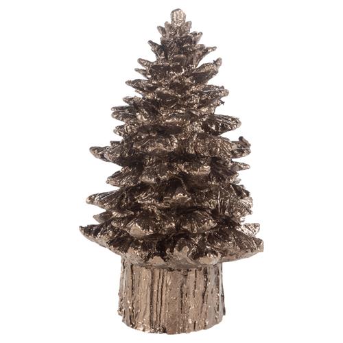  PINE CONE BİBLO BRONZ 12X12X19CM