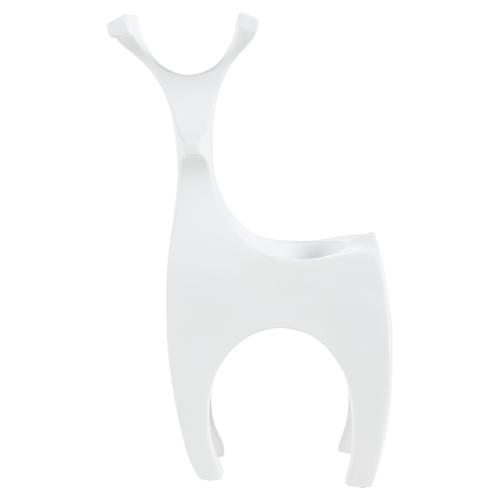  TEALIGHT GEYİK MUMLUK BEYAZ 14X8X26CM