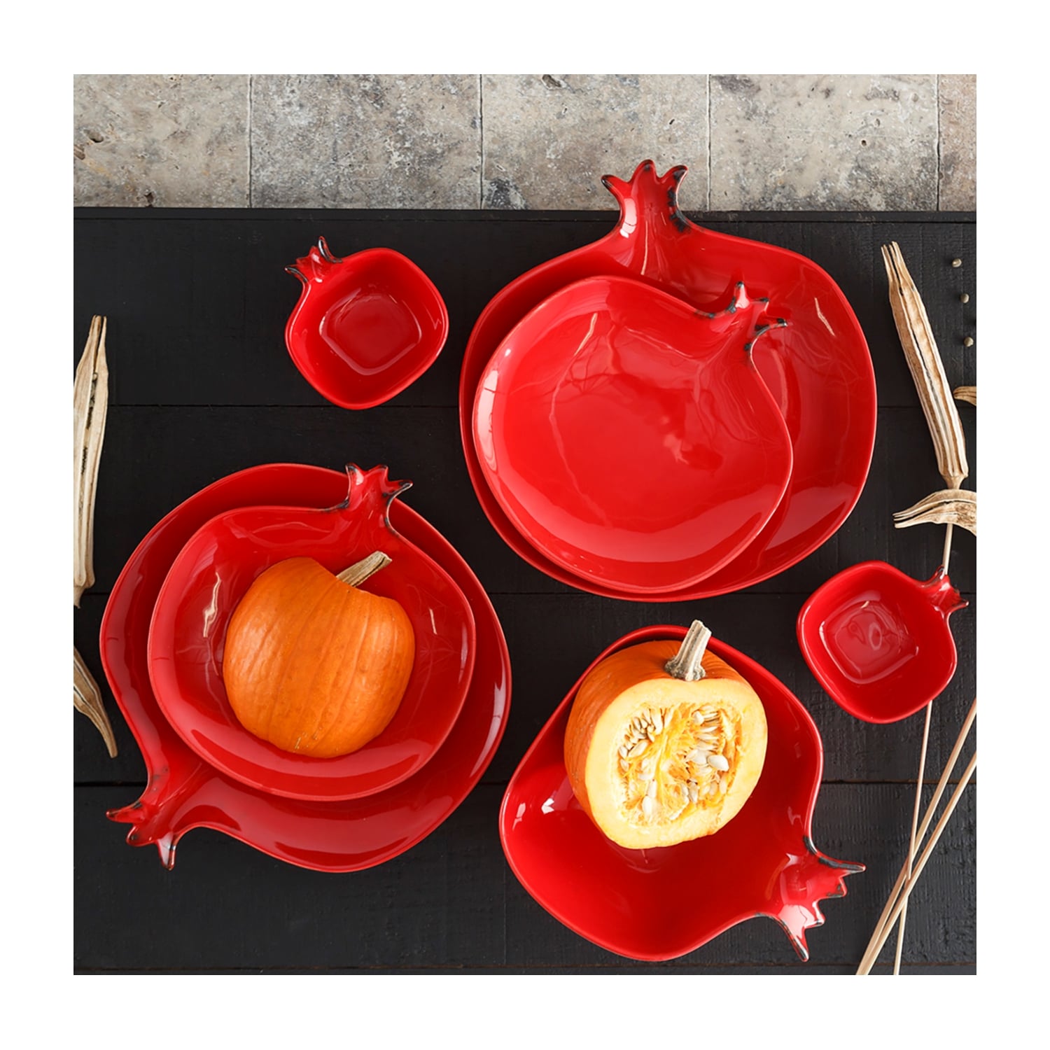 NAR KIRMIZI ÇEREZLİK SETİ 3LÜ