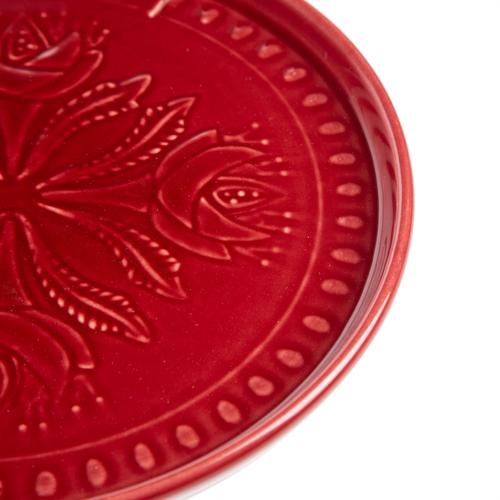  JULIA AYAKLI SUNUM TABAĞI BORDO