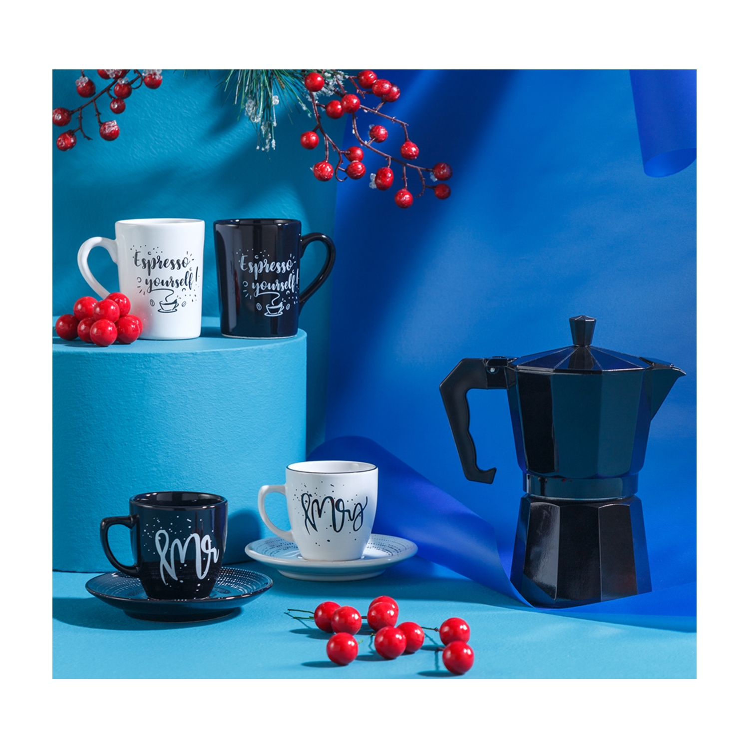 MR&MRS KAHVE FINCANI SETİ 2Lİ 95ML