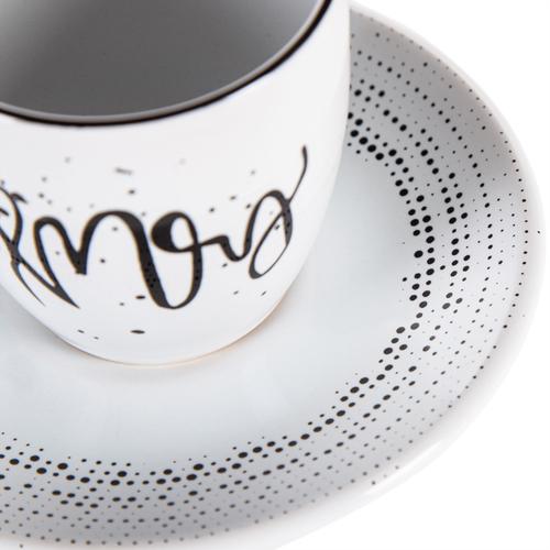  MR&MRS KAHVE FINCANI SETİ 2Lİ 95ML