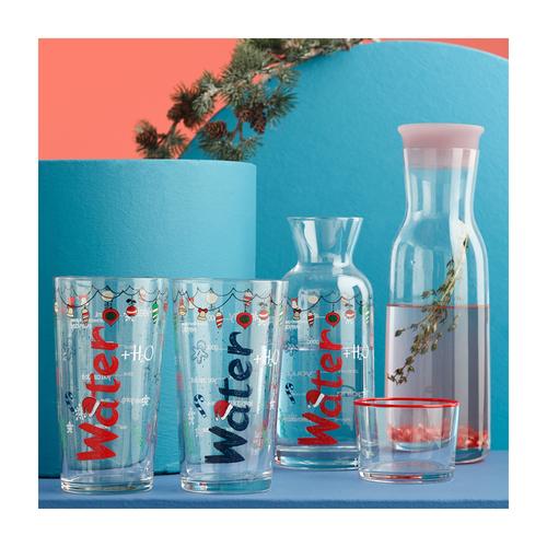 WATER BARDAK 570 ML 2'Lİ SET -YILBAŞI
