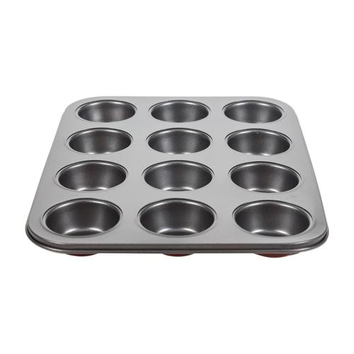  12'Lİ MUFFİN KALIBI KIRMIZI