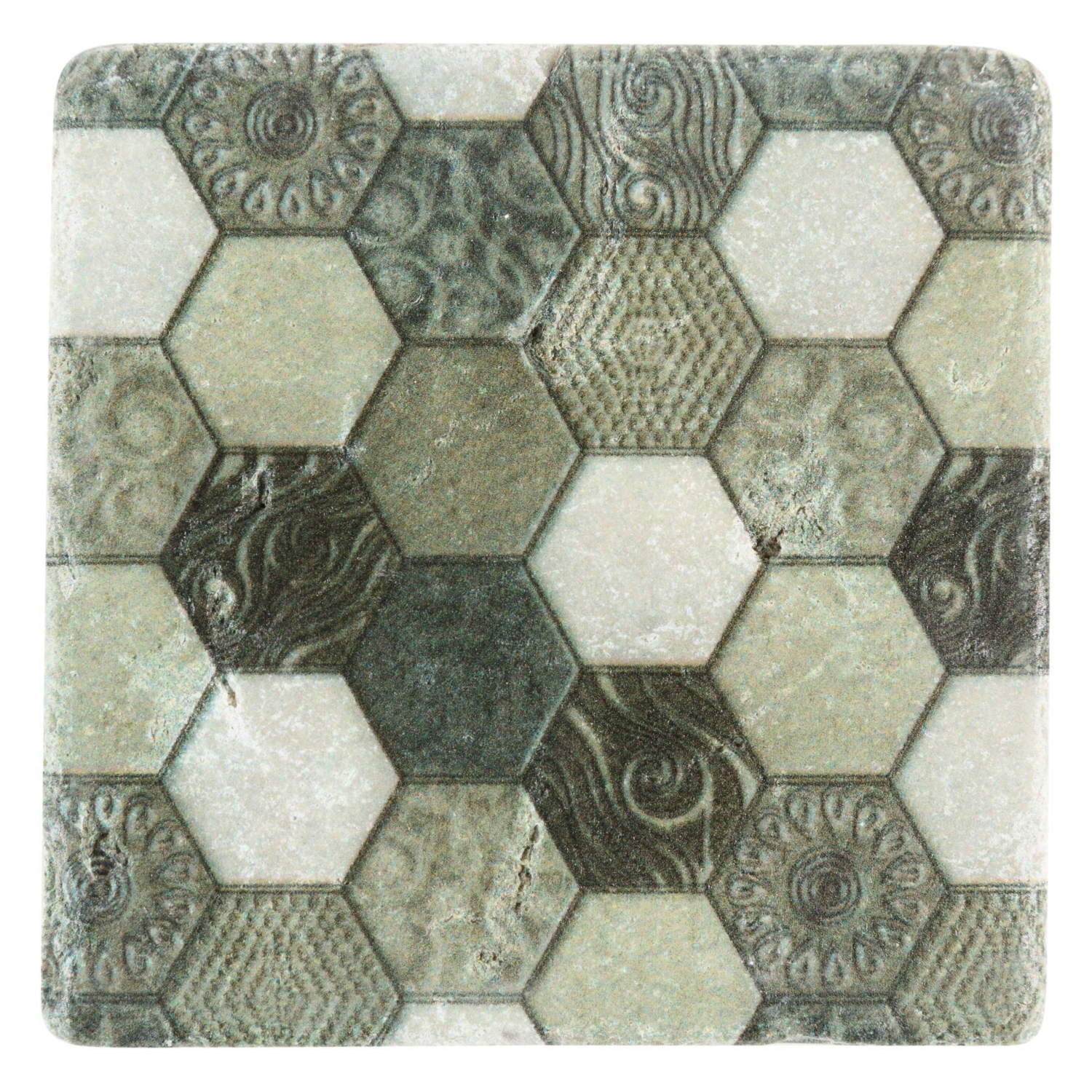 GİDER KAPAĞI ALTIGEN KARO DESEN