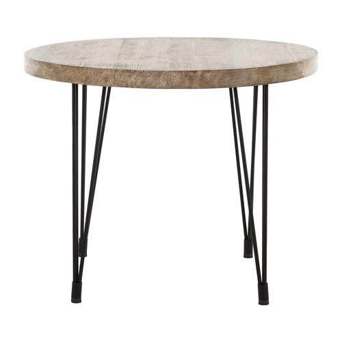  RINCON YUVARLAK MASİF AHŞAP YUVARLAK YEMEK MASASI