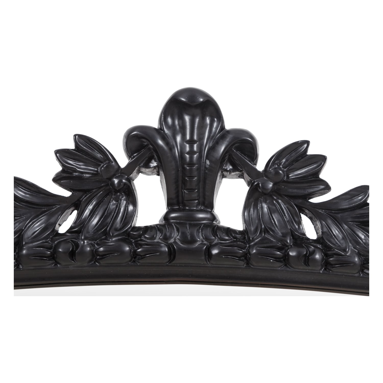 GLAM SİYAH AHŞAP AYNA 100X120 CM