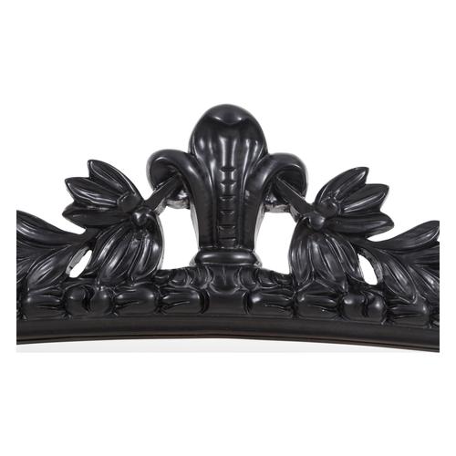  GLAM SİYAH AHŞAP AYNA 100X120 CM