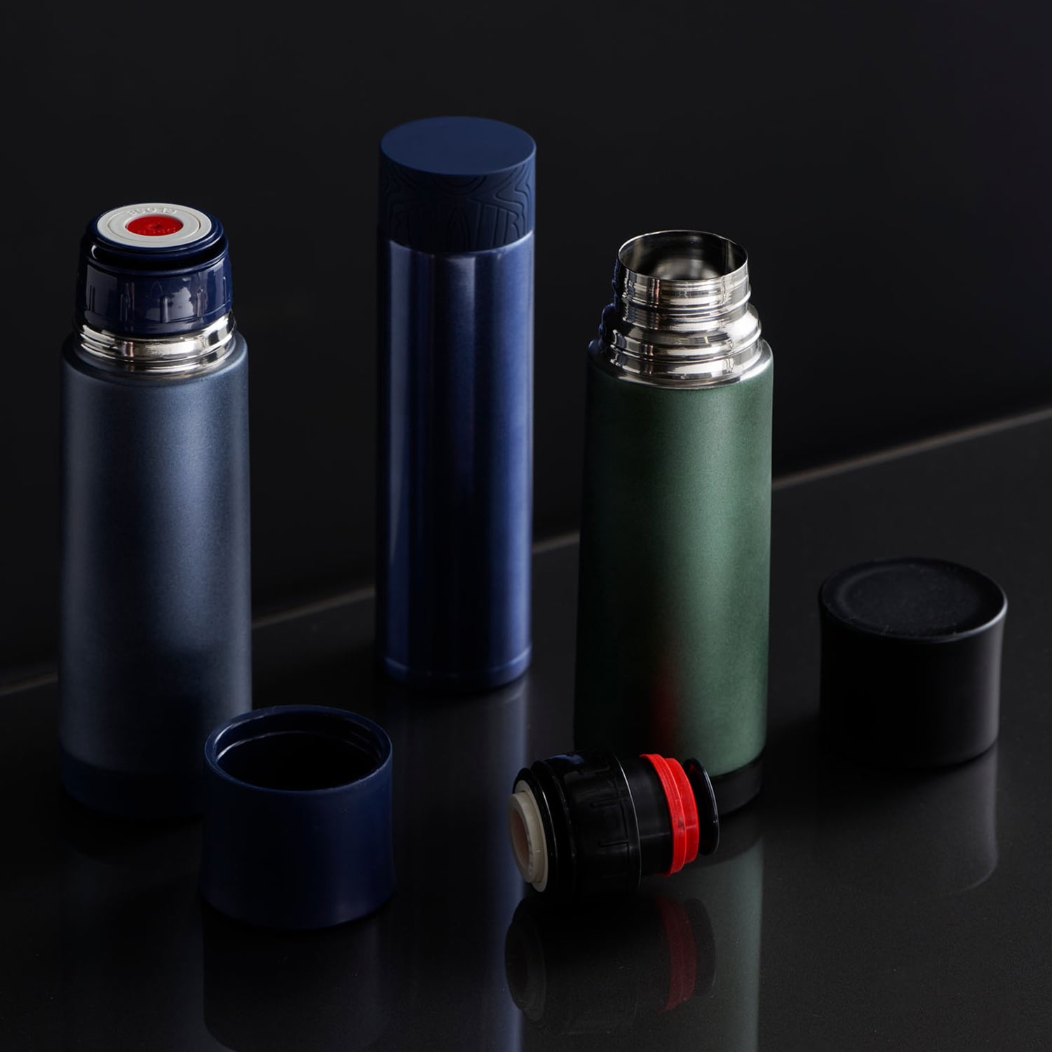 PASLANMAZ ÇELİK TERMOS 400 ML- NAVY