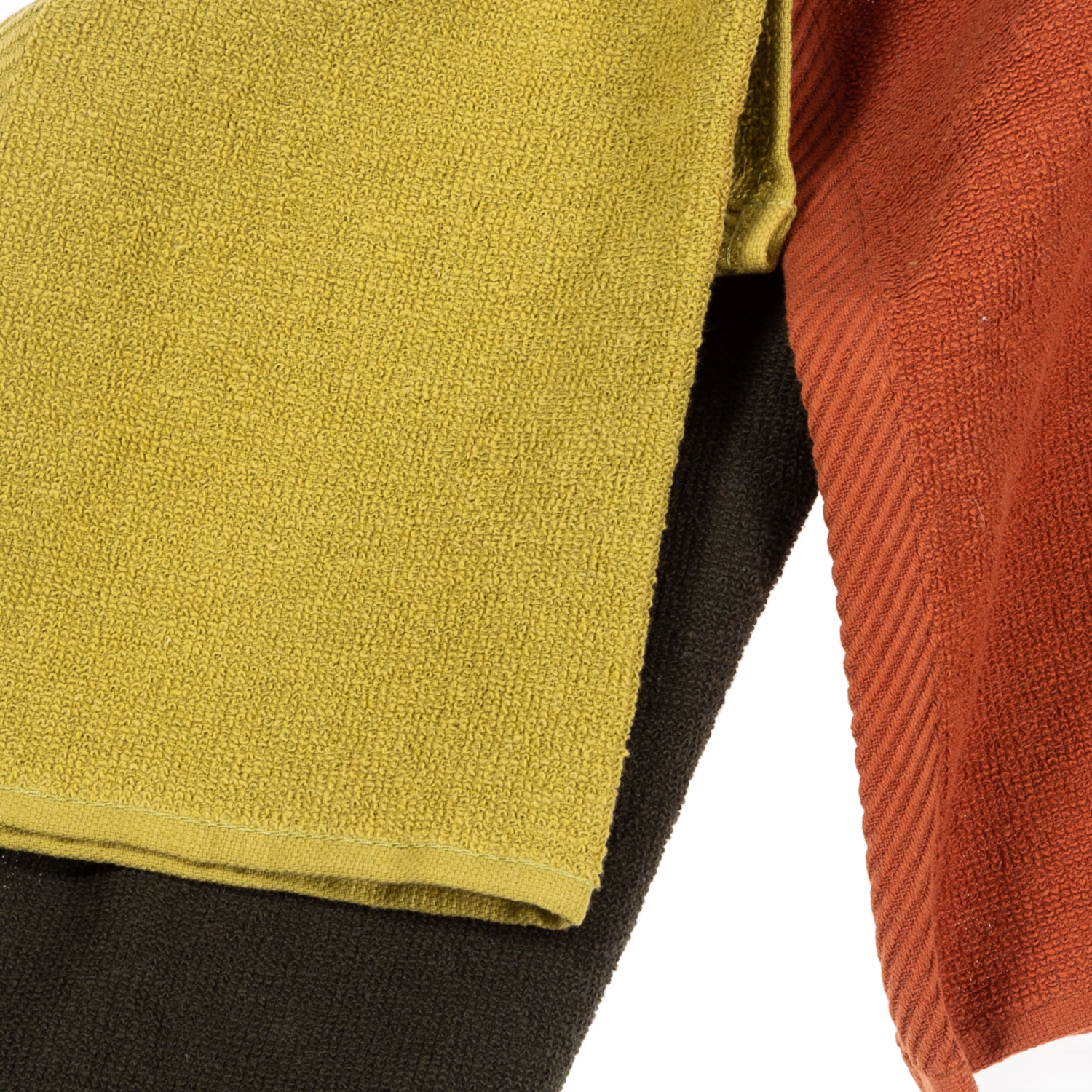 TARÇIN-YAĞ YEŞİLİ-HAKİ 3'LÜ EL HAVLUSU 30X30 CM