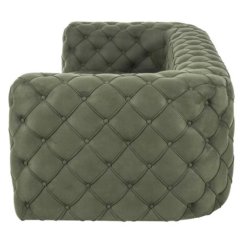  MANHATTAN YEŞİL NUBUK İKİLİ CHESTER KOLTUK