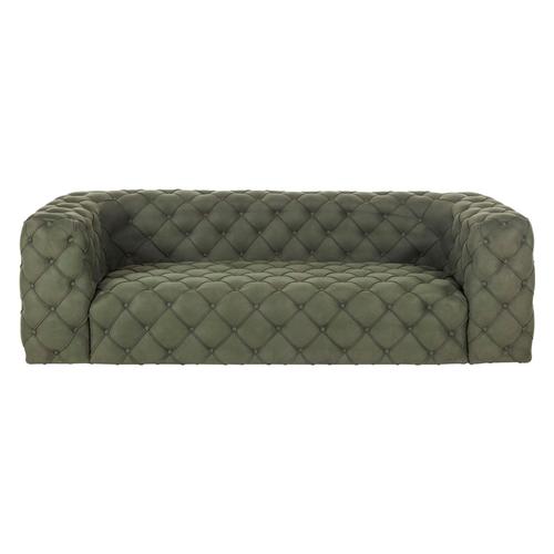  MANHATTAN YEŞİL NUBUK İKİLİ CHESTER KOLTUK