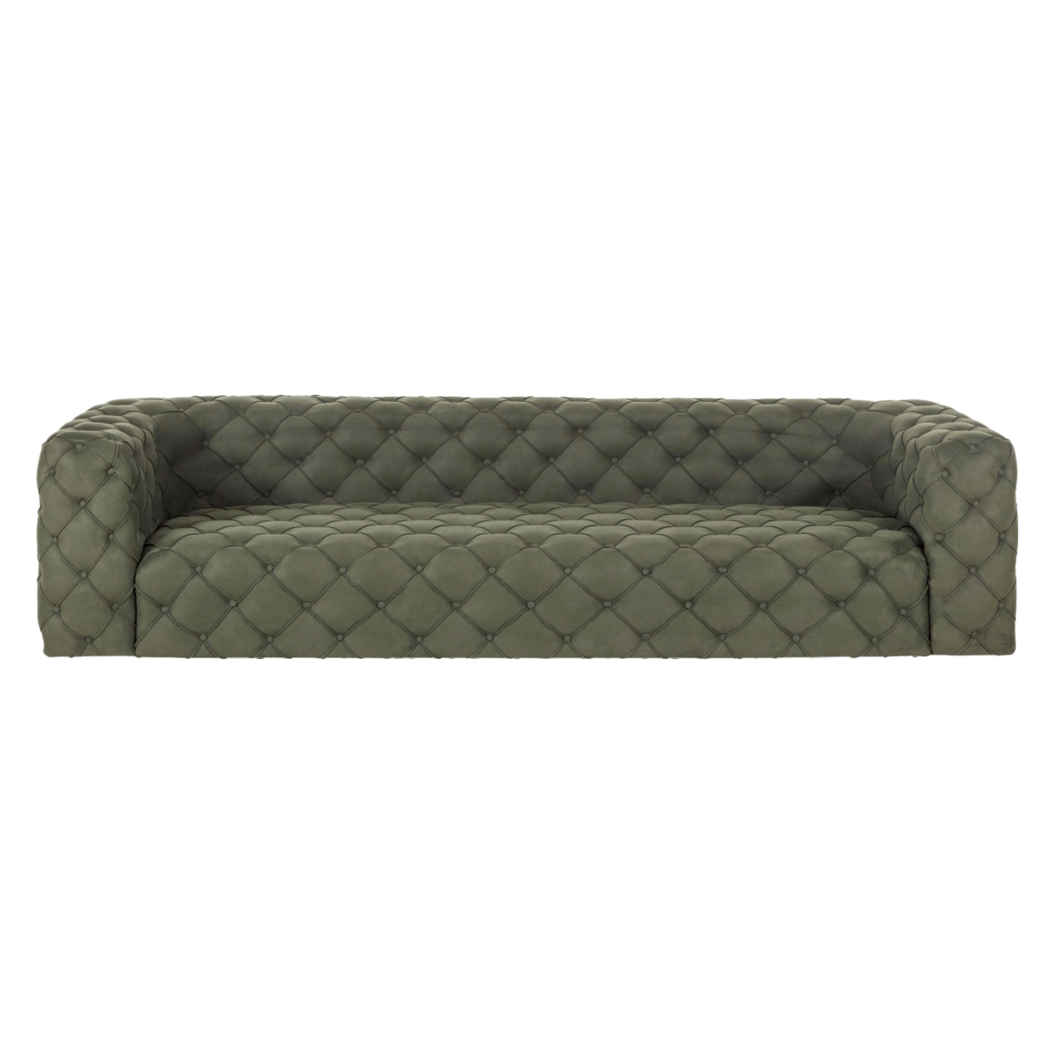 MANHATTAN YEŞİL NUBUK CHESTER KANEPE