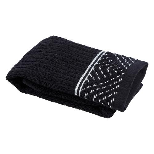  ZADE SİYAH HAVLU 30X50 CM