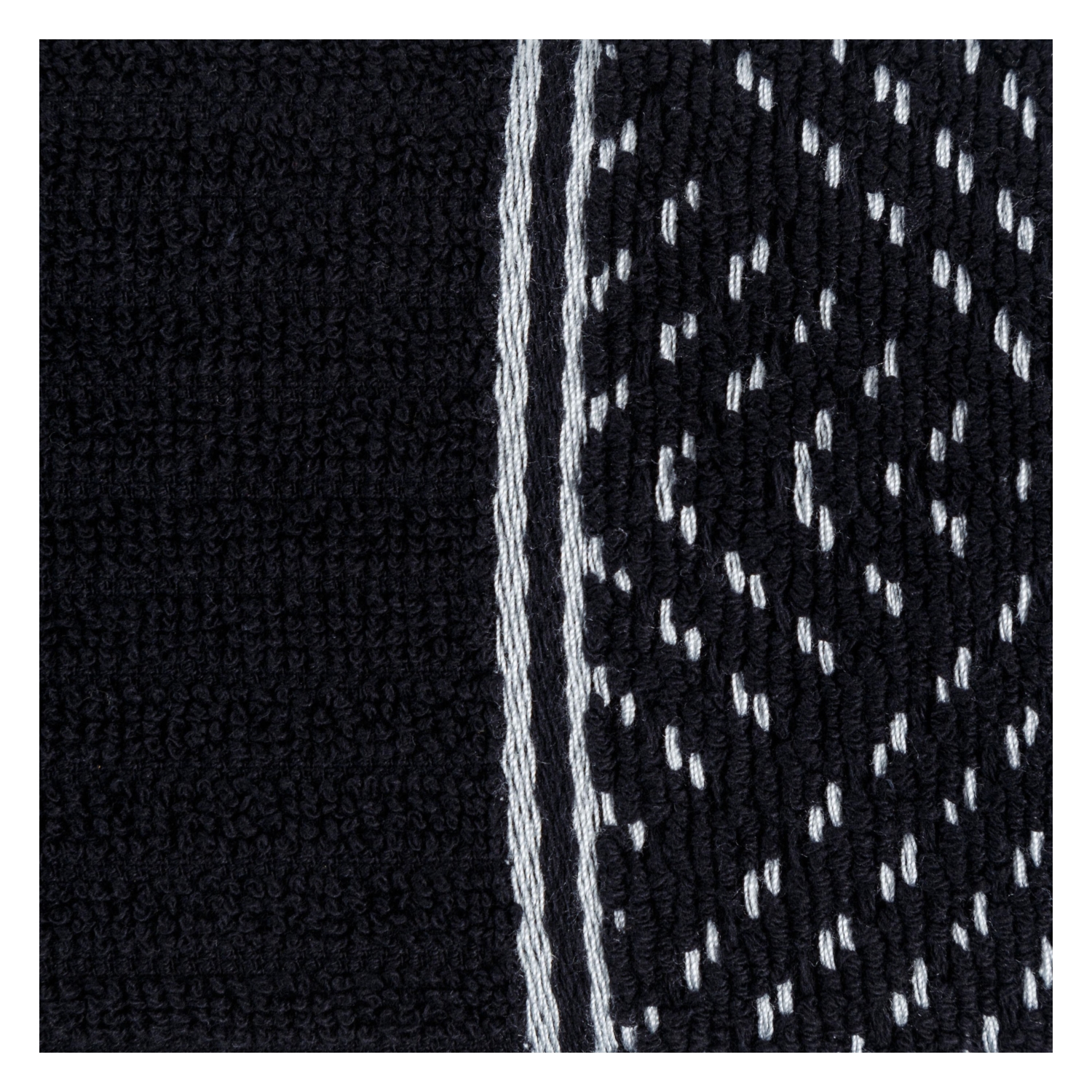 ZADE SİYAH HAVLU 30X50 CM