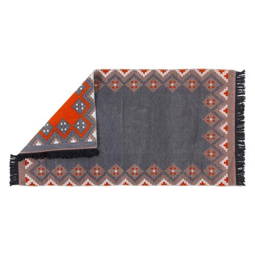  ETNİK ÇİFT TARAFLI KİLİM SARI GRİ 80X150CM