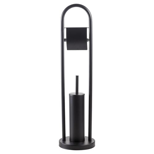  AYAKLI TUVALET FIRÇALIK-KAĞITLIK SİYAH