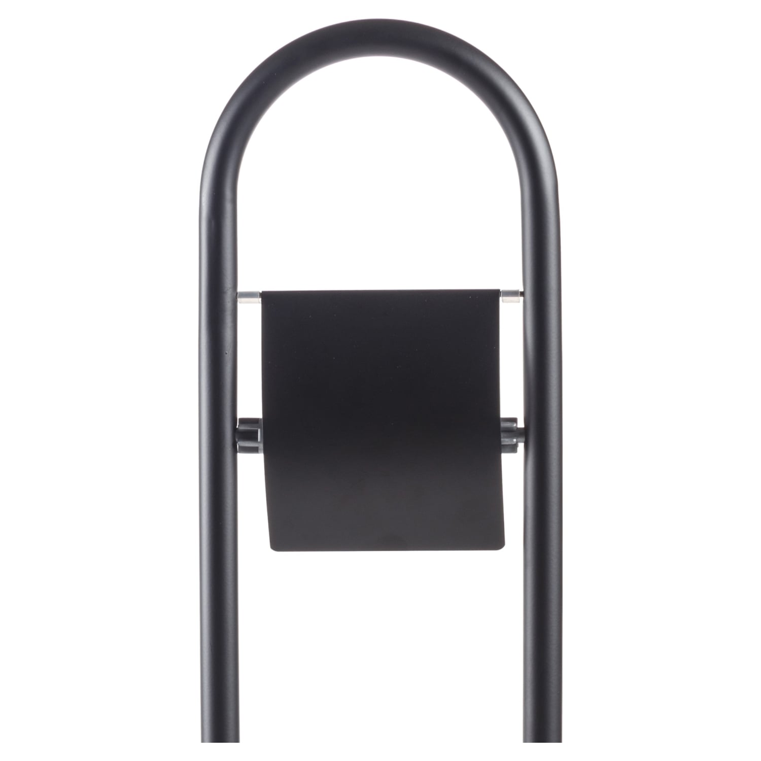 AYAKLI TUVALET FIRÇALIK-KAĞITLIK SİYAH