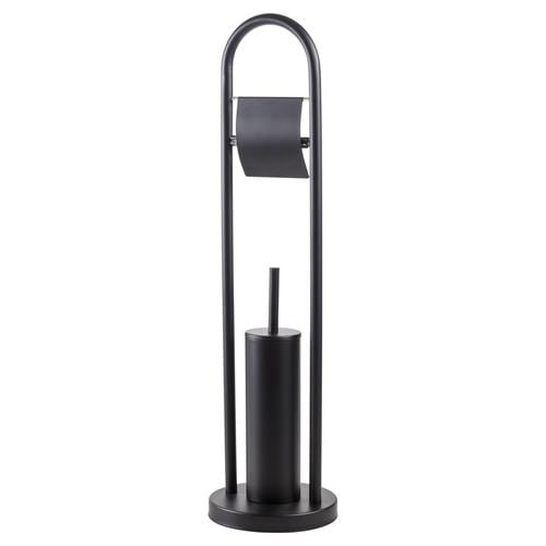  AYAKLI TUVALET FIRÇALIK-KAĞITLIK SİYAH