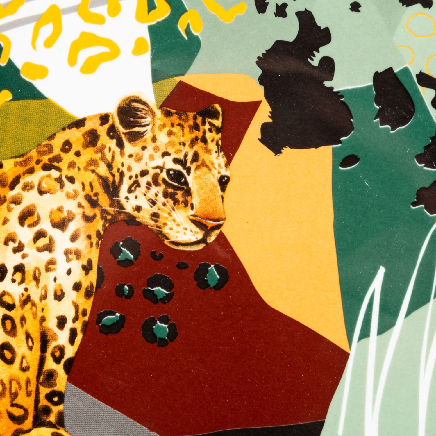 WILD LEOPARD PASTA TABAĞI 21 cm