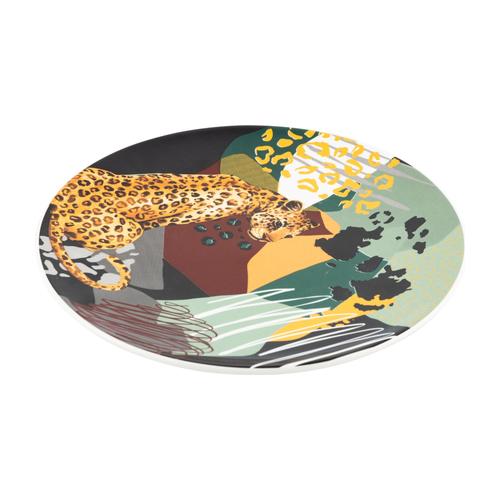  WILD LEOPARD PASTA TABAĞI 21 cm