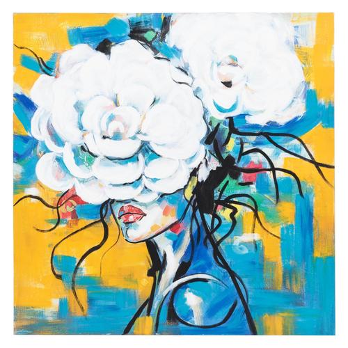  BIG ROSES YAĞLIBOYA TABLO 100X100 CM