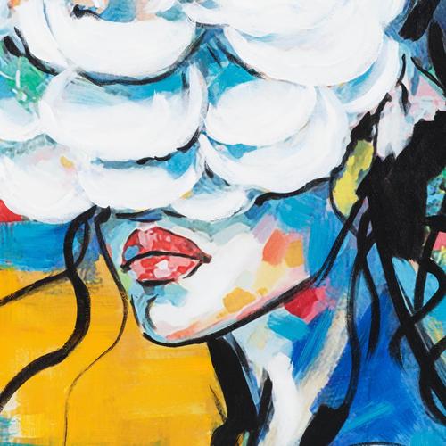  BIG ROSES YAĞLIBOYA TABLO 100X100 CM